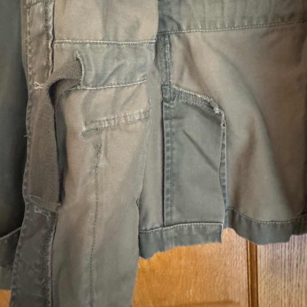 Eddie Bauer Women’s Medium Green 100% Cotton Military Utility Jacket - Picture 6 of 11